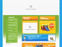 Tablet Screenshot of inflablescordoba.com
